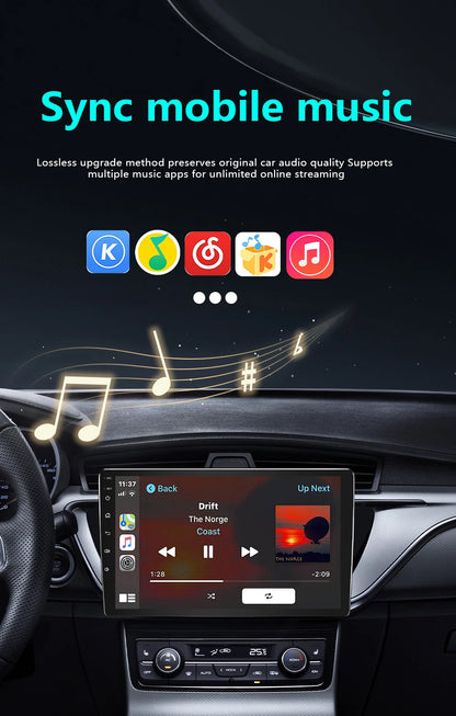 2026 Upgrade 4-in-1 Wireless Carplay Mirror Link Adapter Wired to Wireless Android Auto Plug & Play 5GHz WIFI For Wired Carplay
