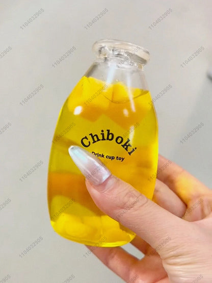 Marble Soda Bottle Fidget Toy Bottle Stress Ball Squishy Toy ASMR Sensory ADHD Autism Anti Stress Relief for Kids & Adult Gifts
