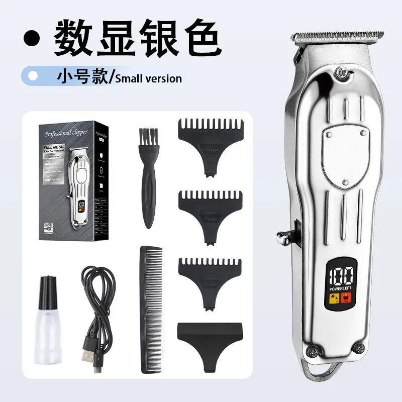 Electric Hair Clipper Display Digital Multifunctional Home Hair Trimmer Professional Grade Haircut Grooming Kit for Men