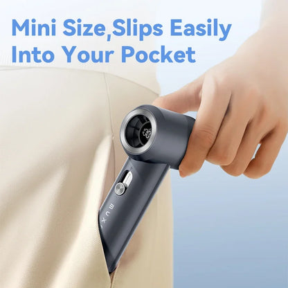 MUXNW Mini Handheld Fan 17000RPM Turbo Fan 100 Speed Settings Digital Display Rechargeable Portable Fan