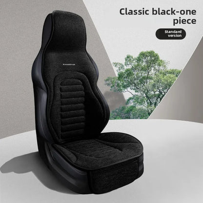 Universal Linen Car Seat Cover Four Season Auto Flax Comfortable Breathable Anti-Slip Covers Cushion SUV Car Seat Protection