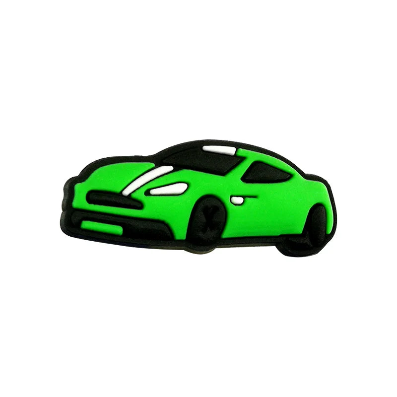1/25PCS Cool Car Shoe Charms Accessories Pins for Men Boys Muscle Car Supercar Shoe Decorations fit Sandal Sneaker Clog Buckle
