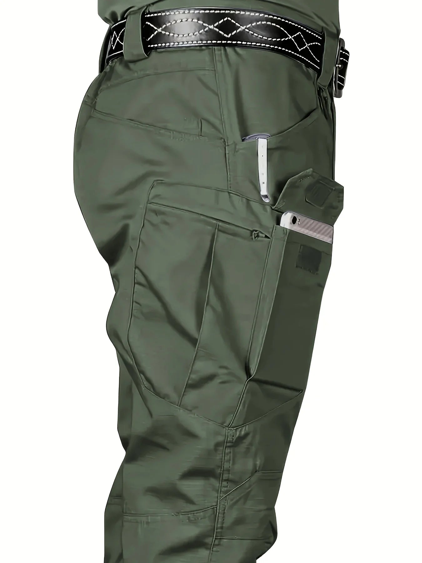S-6XL Men's Tactical Cargo Pants Outdoor Casual Sports Pant Hiking Fishing Waterproof Multi-pocket Men Trousers for Work
