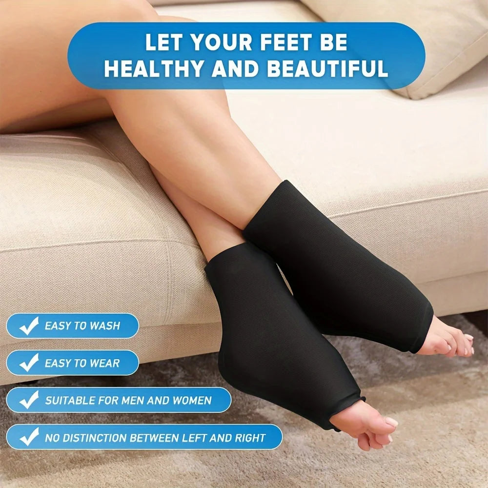 Swelling Relief Insole Reusable Gel Ice Pack For Feet - Hot & Cold Therapy Ideal For Achilles Tendonitis Plantar Fasciitis