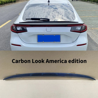 Car Rear Trunk Spoiler Wing Lip for Honda CIVIC 11th Hatchback 2022-2025 Rear Roof Wings Diffuser Splitter Body kits Tuning