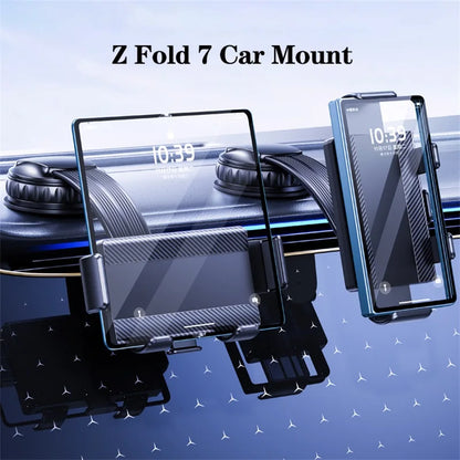 Eary for Z fold 7 6 5 4 Car Phone Mount Dashboard Phone Stand Bracket for iPhone 17 Pro Max 16 15 14 Air Samsung Car Accessories