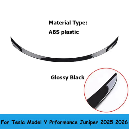 SUNTE Car ABS Spoiler For Tesla New Model Y 2025 2026 Juniper Original High-performance Carbon Fiber Accessories