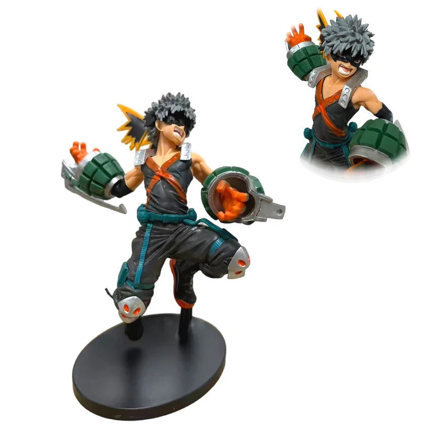 22cm My Hero Academia Anime Peripheral Hero Bakugou Katsuki Action Figures PVC Model Decor Collectible Statue Toy Christmas Gift