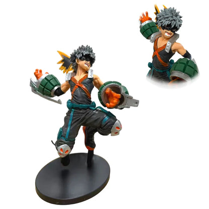 22cm My Hero Academia Anime Peripheral Hero Bakugou Katsuki Action Figures PVC Model Decor Collectible Statue Toy Christmas Gift