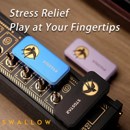 EDC Fidget Toy Fidget Slider Fidget Spinner Slider +3 Stress Relief Anti-Anxiety Toys for Kids Adults Cool Desk Toys for Office