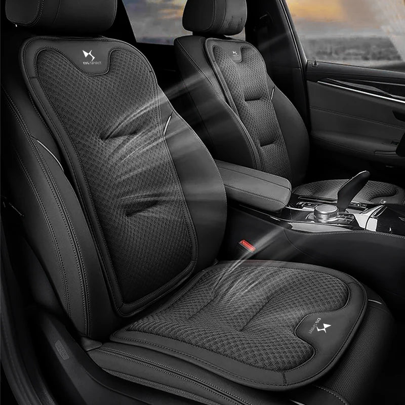 For DS SPIRIT DS3 DS4 DS5 DS6 DS7 Summer Ice Silk Car Seat Cushion All-Season Universal Front & Rear Seat Back Cushion Cool Pad