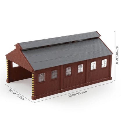Evemodel JZN5531 N Scale 1:160 Not-built Loco Maintenance Building Service Shop for Model Railroad