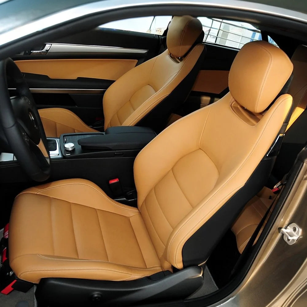 For Mercedes Benz E Class Coupe C207 2009 2010 2011 2012 2013 2014 2015 2016 Nappa Leather Custom Car Seat Covers Accessories