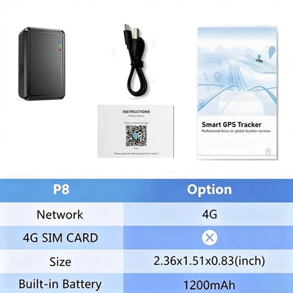 4G GPS Tracker Car 10000/20000mAh Vehicle GPS Locator Real-time GPS Tracking Device Long Standby Anti-theft Alarm Position APP