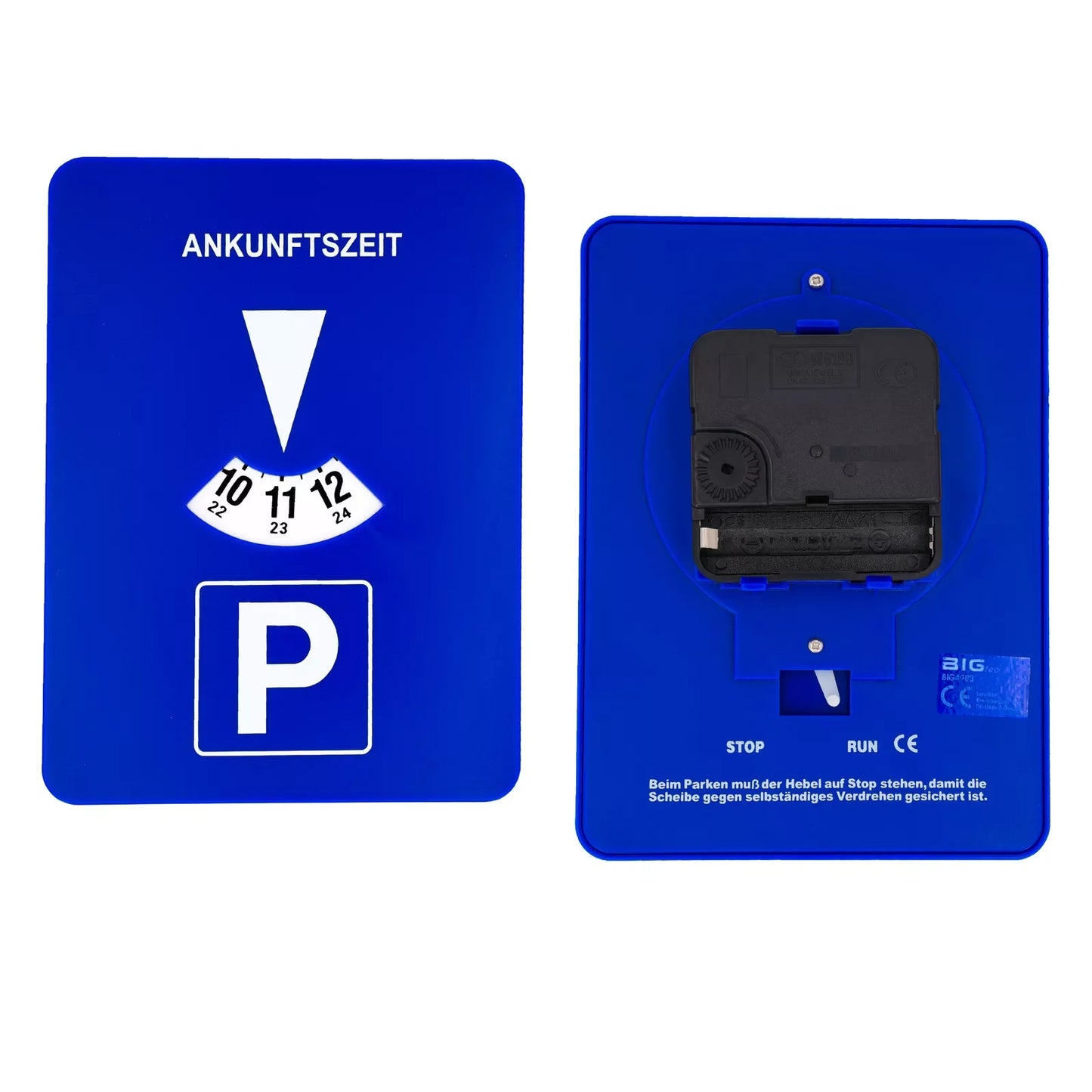 Car Parking Disc Timer Plastic Disc Parking Time Tool Portable Parking Lot Clock Arrival Time Display Timer Clock NO BATTERY
