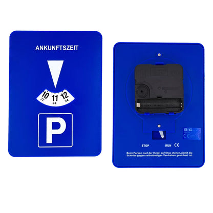 Car Parking Disc Timer Plastic Disc Parking Time Tool Portable Parking Lot Clock Arrival Time Display Timer Clock NO BATTERY
