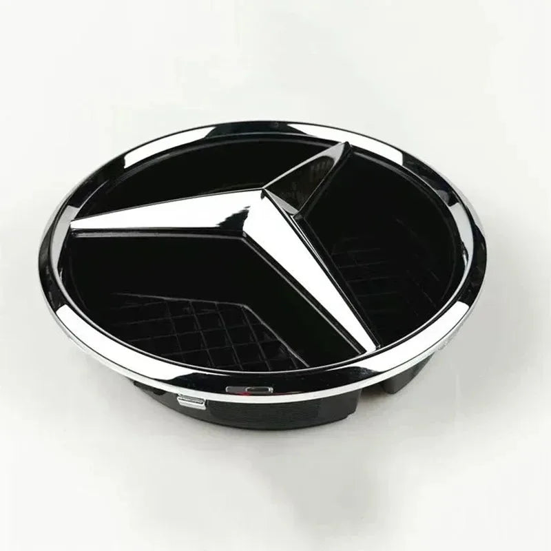 For Mercedes Benz 3D Car Grill Emblem Star Badge Front Grill Logo W204 W205 W213 X253 A B C E S CLA GLB GLC GLE GLS Accessories1