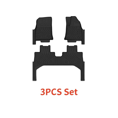 For BYD Shark Shark 6 2025 2024 RHD TPE Full Cover Floor Mats With Door Sill Protector, Floor Liners Cargo Liner Protection