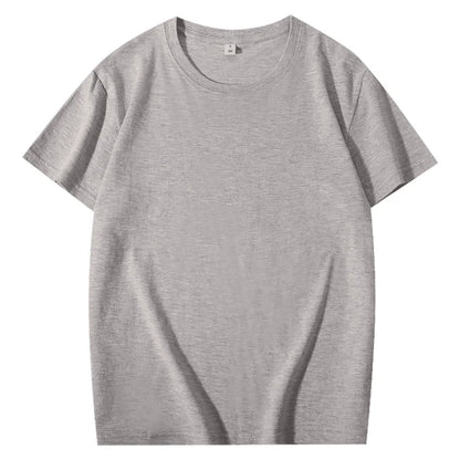 100% Cotton T-shirt Custom Logo Print Image Men and Women Clothes Diy Enterprise Embroidery Team Culture Short Sleeved Tops