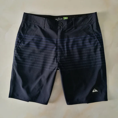 Men's Fashion Casual Printed Sporty Short Pants Five-Quarter Length Straight Fit Versatile Lightweight mid Waist Shorts