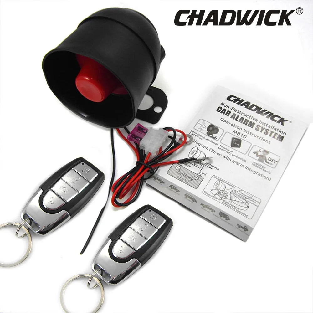 Universal  Car Alarm Devices One Way Car Alarm Device Vibration Alarm System For Car Motorcycle Truck Bus