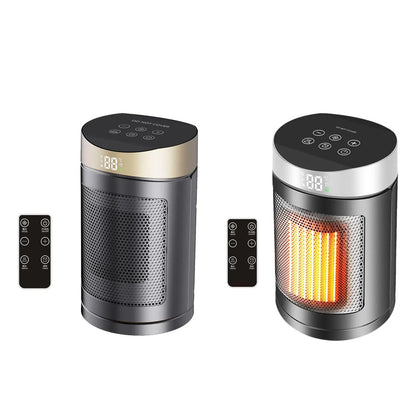 Compact Portable Electric Heater 1500W PTC Heating Fan Heater with Safety Features for Home Office Dorm