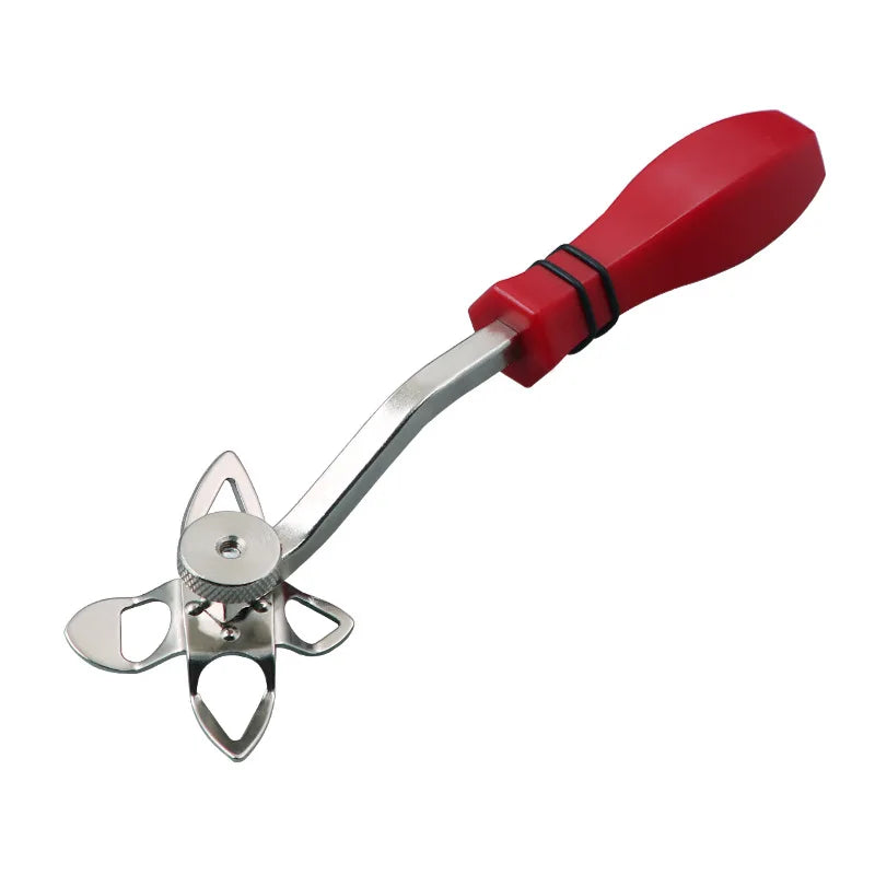 Windshield Locking Strip Install Remover Tool Red Handle Stainless Steel Auto Glass Rubber Seal Disassembly Repair Hand Tool