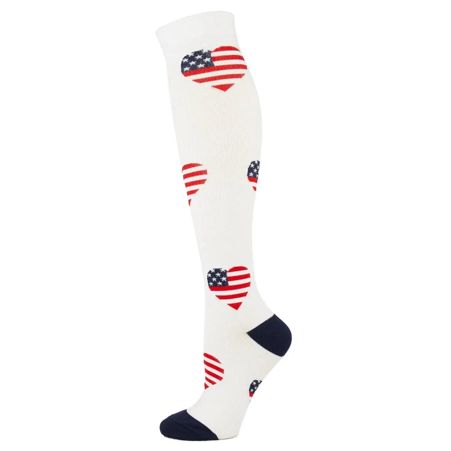 Sport Compression Stockings Funny Pattern Halloween ballon Dot Leg Pressure Running Cycling Multi Color Compress Socks
