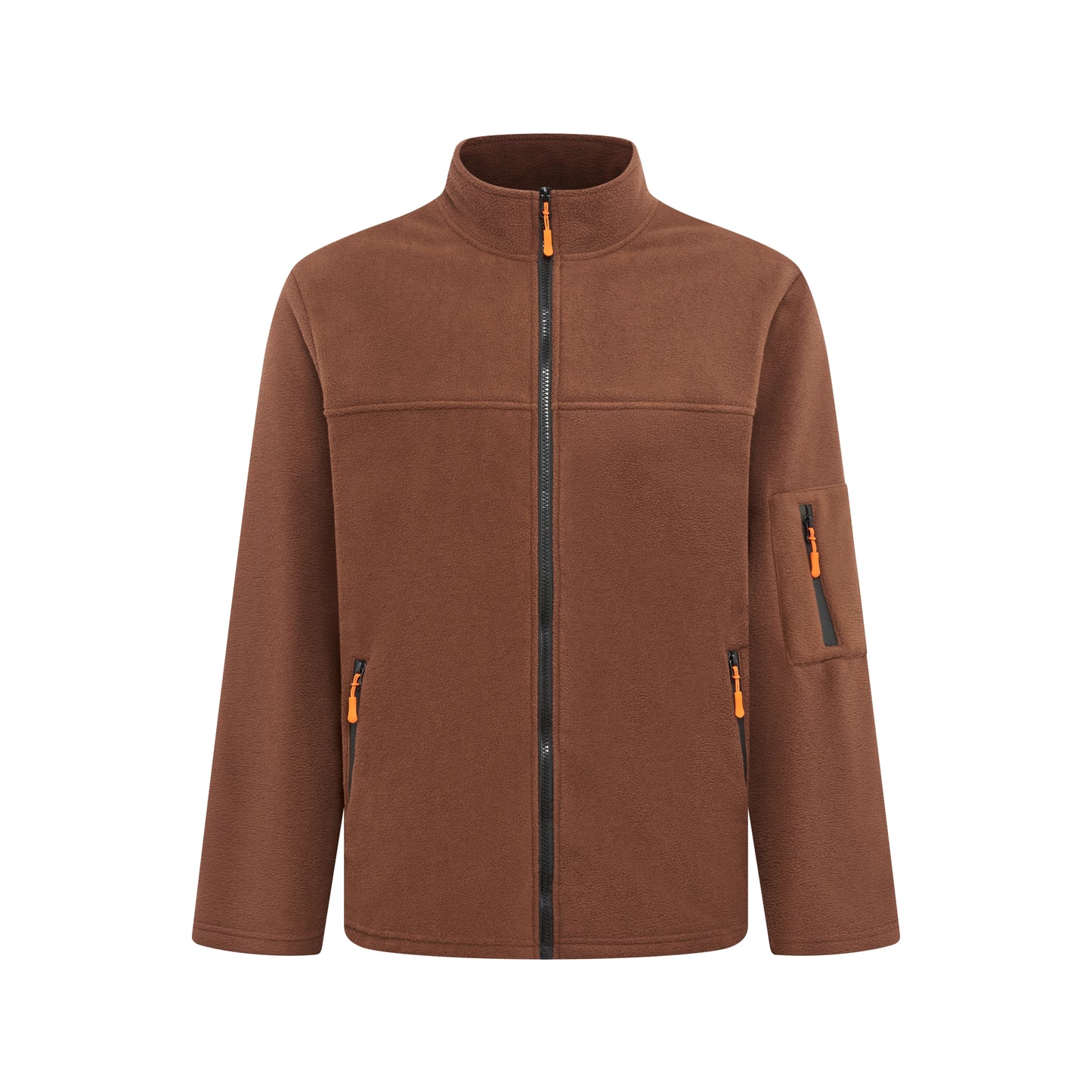  2026 autumn and winter men's new outdoor warm jacket casual sports trend fashionable and versatile solid color jacket