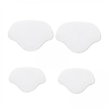 4x 4 Pieces Heel Grips Shoe Heel Pad Shoe Heel Insert Insoles Heel Repair Subsidy Self- Microfiber Cloth Material Suitable for