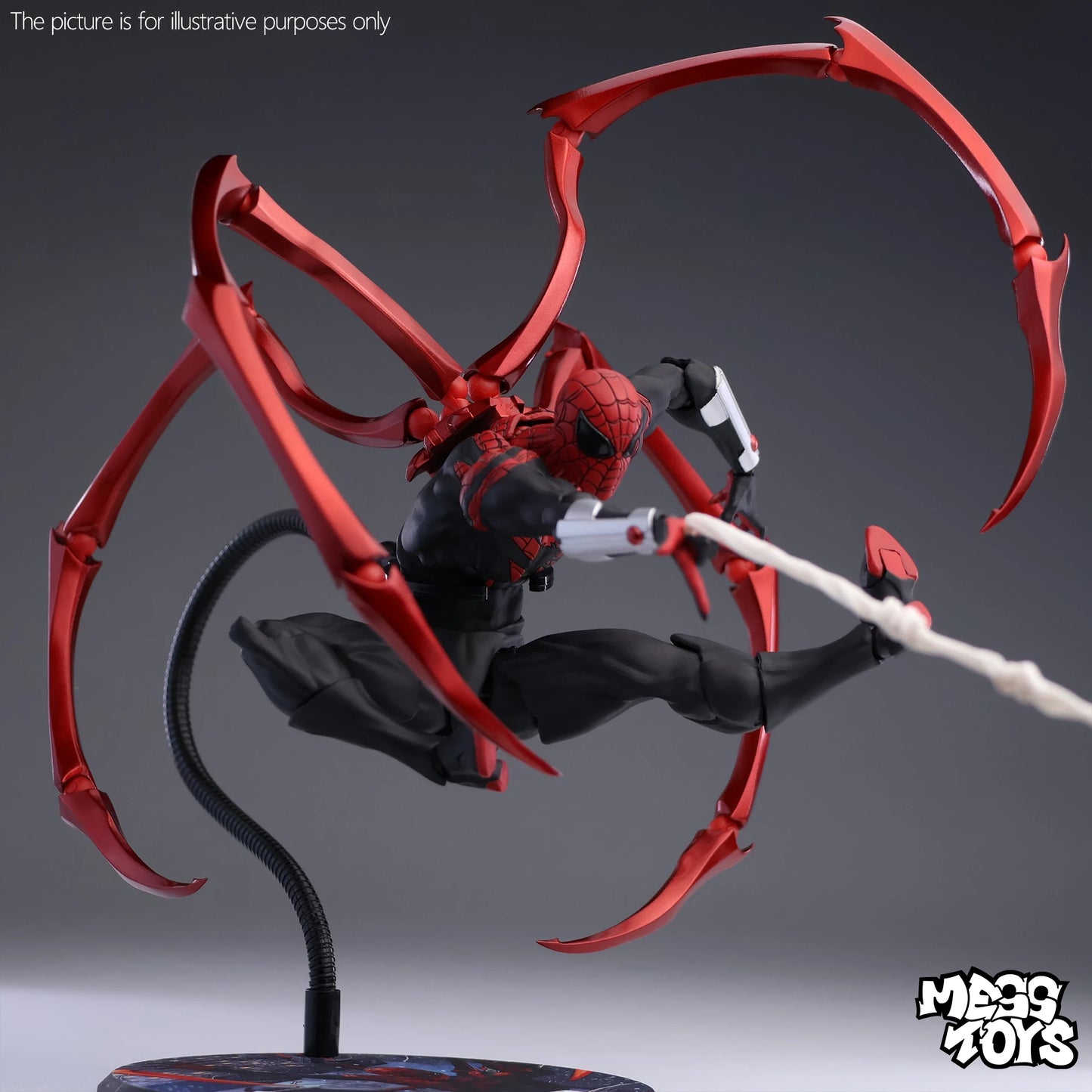 Hot Mess Toy Superior Spider-Man Doctor Octopus Action Figure - Handmade Collectible Toy For Children's And Fans By Peter Parker