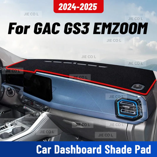 For GAC GS3 EMZOOM 2024 2025 Car Dashmat Anti-UV Dashboard Cover Dash Mat Sunshade Cushion Carpet Protective Accessories