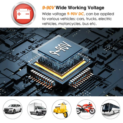 CJ730M 4G Relay GPS Tracker Towed Move Monitor Tracking Car Motorcycle Cut Off Oil ACC ON Locator SMS Call Alarm System APP