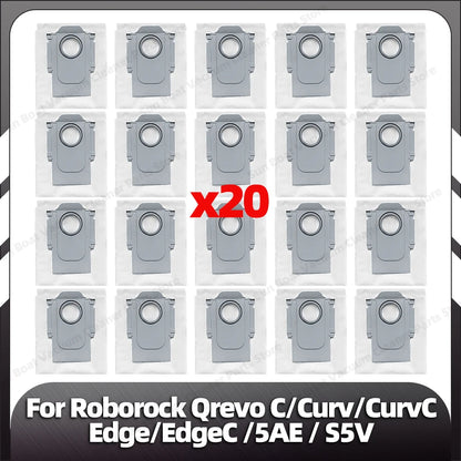 Fit for Roborock Qrevo C/Curv/CurvC/CurvC PRO/Edge/EdgeC/5AE/S5V/S5X/5AI/5XC Main Side Brush HEPA Filter Mop Pad Dust Bag Parts