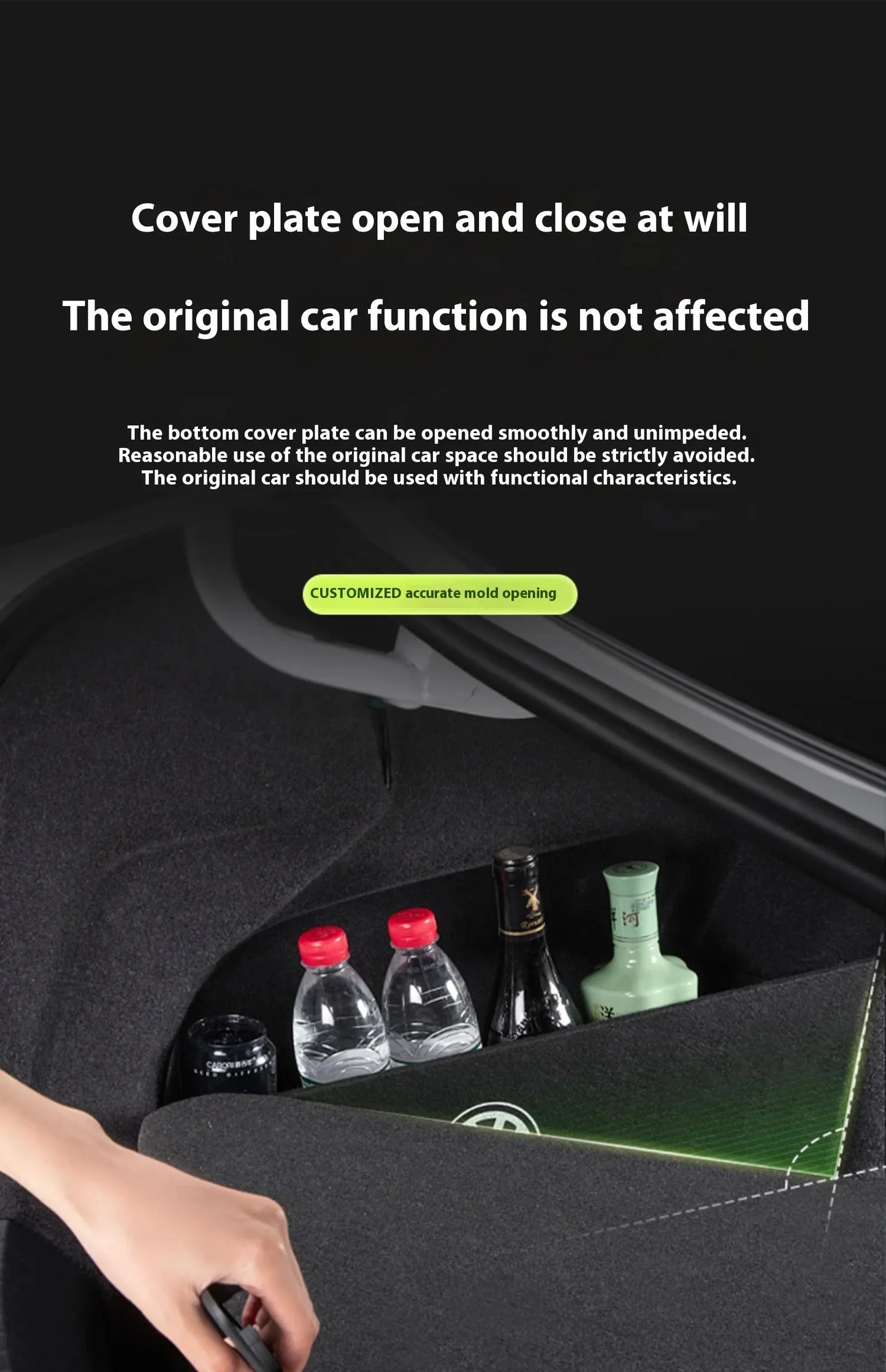 For Xiaopeng G6 Xpeng G6 2023 2024 2025 Upgrade Trunk Storage Partition Multifunction Storage Box Auto Interior Accessories