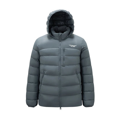 Semir Down Jacket Men Winter 90% Down Fill Lightweight Goose Down 2025 New Couple Removable Hooded Outerwear Men's Wear