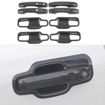 Fit for Ford Ranger 2024 2025 Interior Protection Sticker Carbon Fiber Grain Gear Shift Panel Cover Trim