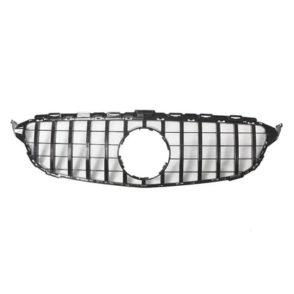 XVIP GTR Style Front Racing Grille For Mercedes Benz C-Class W205 2015-2018 C180 C200 C300 Chrome Diamonds Style Bumper Grilles