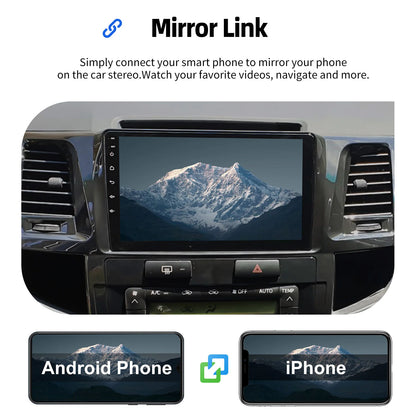 DAB+ 9“ Android 15 For Toyota Fortuner HILUX Revo Vigo N70 2007-2015 Multimedia Video Player Stereo GPS 2din Carplay Car Radio