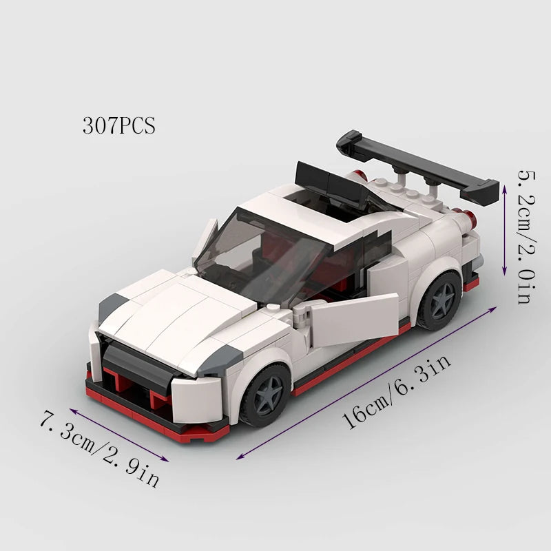 MOC Speed Car Miata MX-5 NA M3 Super Race Sport Vehicle Model Building Block Technical Racing Brick Toy Christmas Gift City