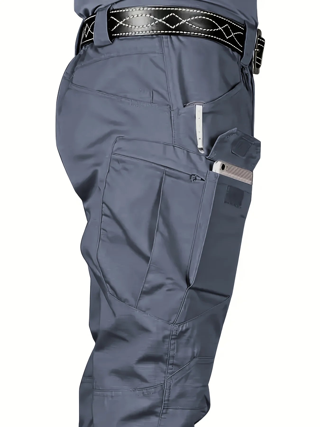 S-6XL Men's Tactical Cargo Pants Outdoor Casual Sports Pant Hiking Fishing Waterproof Multi-pocket Men Trousers for Work