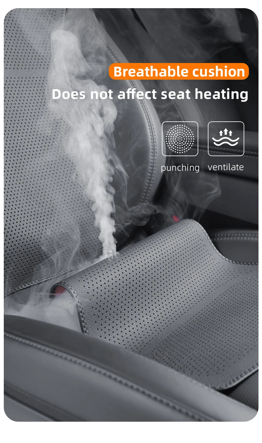 For Tesla Model Y Juniper/Model 3 Highland front and rear seat cushions,Seat cover,Car seat,protection pad Interior accessories
