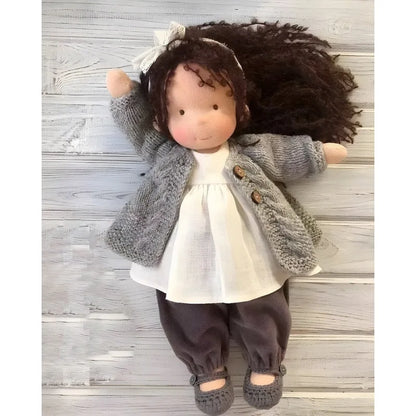 30cm New Waldorf Handmade Cotton Stuffed Plush Doll Kawaii Anime Collection Model Room Decoration Festival Gift Adults Toys