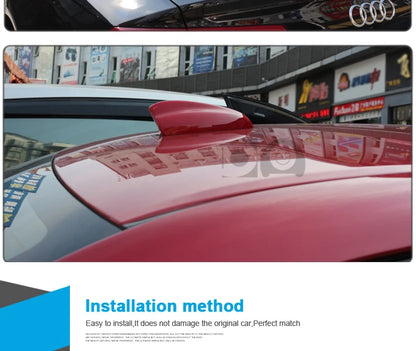 Universal Super Shark Fin Antenna Special Car Radio Aerials Piano Paint Stronger Signal For Ford Kuga Flex Territory Ecosport