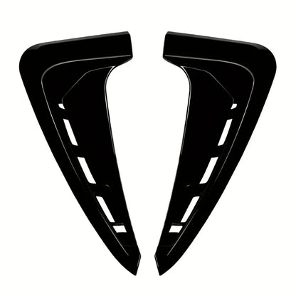 Pair For BMW X5 F15 M Sport 2014-2018 ABS Glossy Black/Carbon Look Car Shark Gill Side Wing Fender Vent Sticker Car Accessories