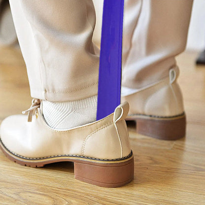 1PCS Easy To Use Plastic Long Handle Shoes Horn Artifact Pull Pumping Shoes Professional Women Men Shoe Horn Shoes Spoon