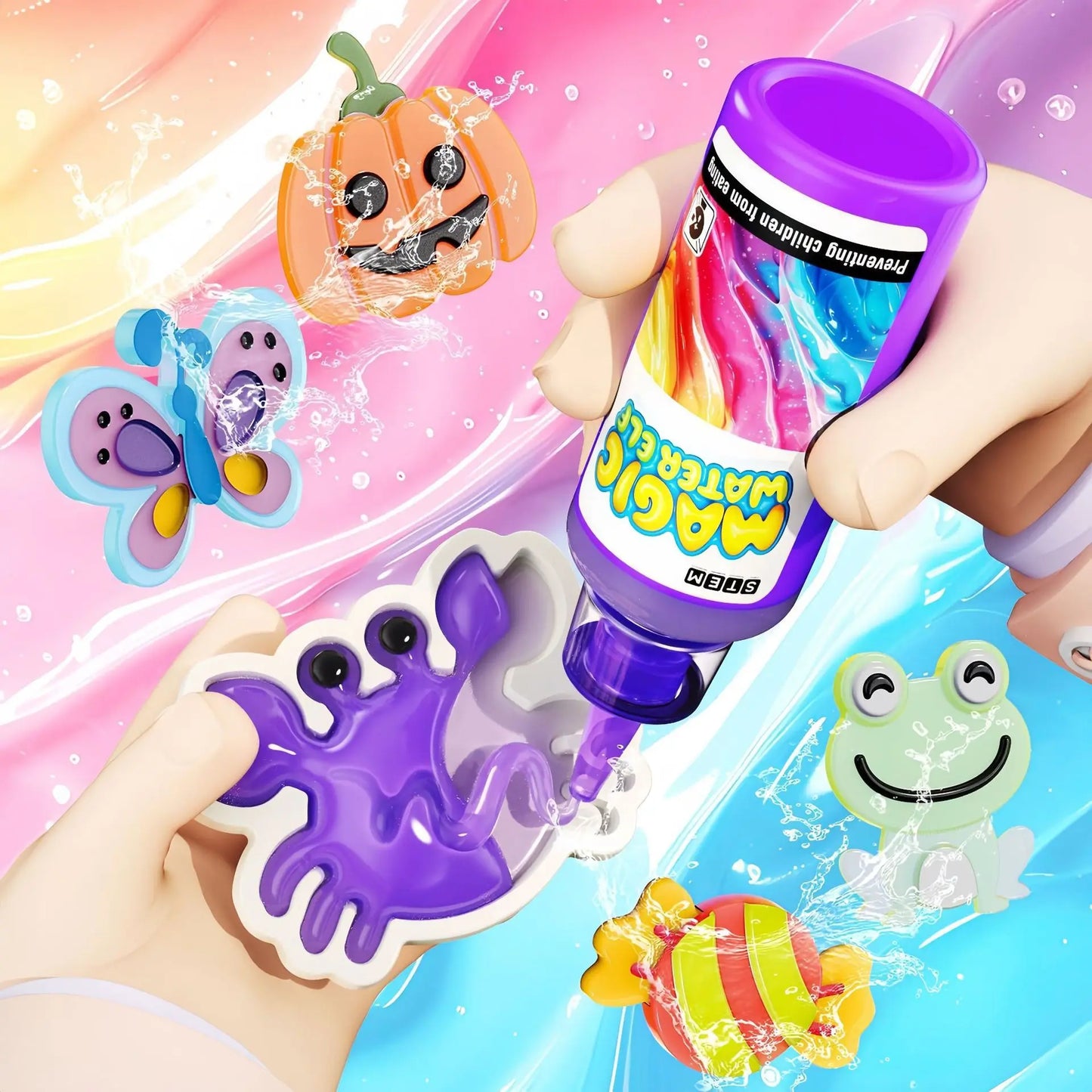 Magic Water Elf  DIY Set Magic Water Baby Hydrogel Handmade Little Artist Graffiti Toys Children's Creative Handmade Gifts