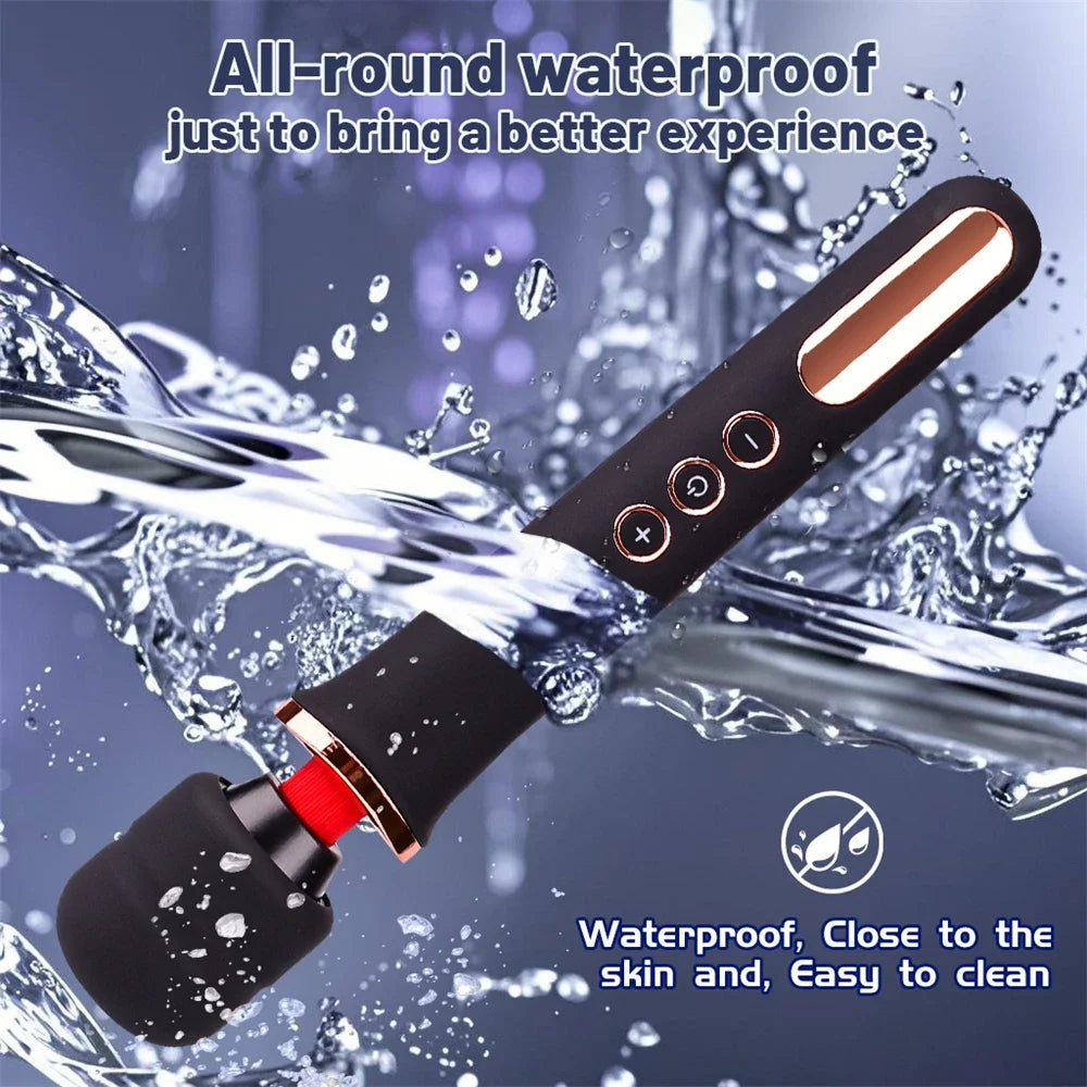 Magic AV Wand Vibrator for Women with 14 Powerful Modes Clitoris And G Spot Stimulator Female Masturbation Body Massager Sex Toy
