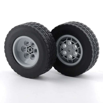 MOC 4WD Remote Control Car Chassis Kit With 62.4*20mm Wheel Four-Wheel Drive Technical Car M Motor Servo Motor AA Battery Box