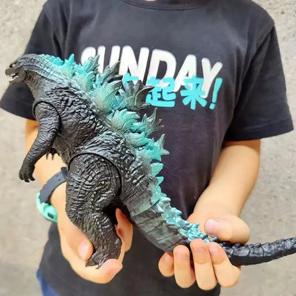 24cm Godzilla King of Monsters Runaway Mechanical Red lotus Planet Godzilla Action Figure Collection Model Toy Kid Birthday Gift